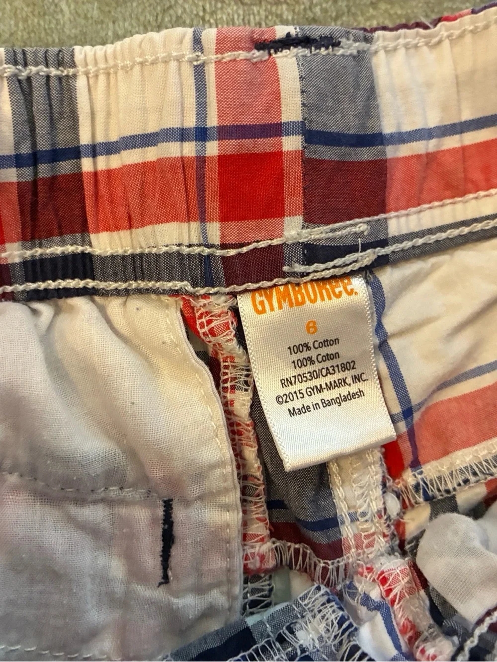 Bundle of 3 Boys Shorts - 2 Pair Size 5 with adjustable waists & 1 Pair Size 6.